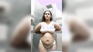 Desi XXX belle strips to boast of her natural curves in the shower | XXX Video on AllSex.XXX