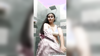 Desi XXX belle strips to boast of her natural curves in the shower | XXX Video on AllSex.XXX