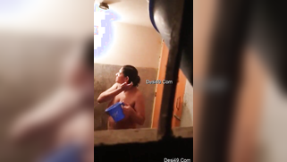 Busty Desi wife knows noting about voyeur XXX camera in the shower | XXX Video on AllSex.XXX