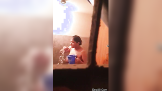 Busty Desi wife knows noting about voyeur XXX camera in the shower | XXX Video on AllSex.XXX