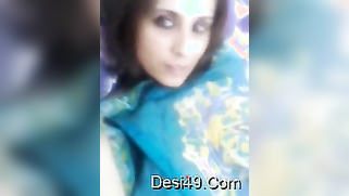 Seductive Desi MILF with immense natural tits XXX plays with pussy | XXX Video on AllSex.XXX