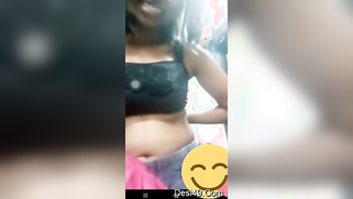 Sexy Desi cutie puts off her T-shirt to XXX tease with big breasts | XXX Video on AllSex.XXX