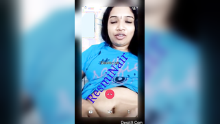 Desi brunette XXX teases webcam clients with her soft sexy belly | XXX Video on AllSex.XXX