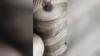 Hot Desi babe in fishnet dress has her pussy XXX rubbed by lover | XXX Video on AllSex.XXX