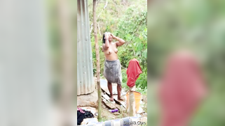 Slutty young Desi takes a shower and shows XXX nude body outdoors | XXX Video on AllSex.XXX