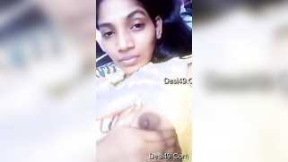 MILF reveals and XXX plays with her cute Desi tits for the camera | XXX Video on AllSex.XXX