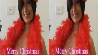 Busty Desi MILF in red XXX teases with her curves in X-mas video | XXX Video on AllSex.XXX