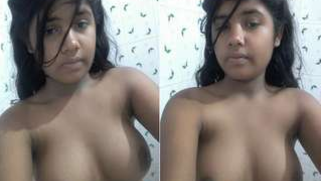 Teen Desi cutie makes XXX video showing off her big bouncing tits | XXX Video on AllSex.XXX