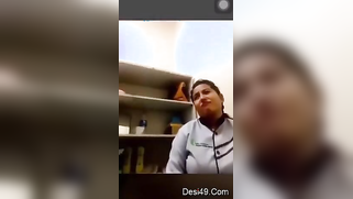 Desi shop assistant lets horny lover touch her gorgeous XXX boobs | XXX Video on AllSex.XXX