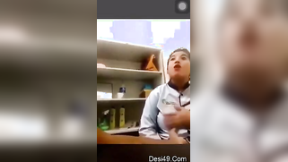 Desi shop assistant lets horny lover touch her gorgeous XXX boobs | XXX Video on AllSex.XXX