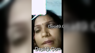 Sexy Desi MILF works for XXX webcam chat revealing her big boobs | XXX Video on AllSex.XXX