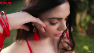 Dazzling Desi gal in red lingerie XXX teases with her perfect body | XXX Video on AllSex.XXX