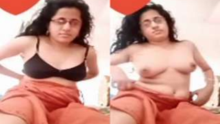 Webcam Desi with glasses touches her big tits and XXX hairy twat | XXX Video on AllSex.XXX