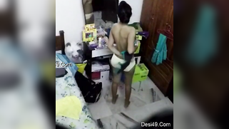 Pretty Desi girlfriend is caught nude by XXX camera in the bedroom | XXX Video on AllSex.XXX