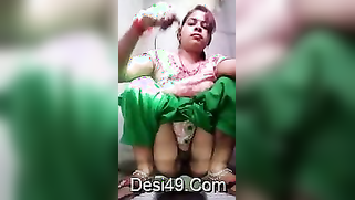 Filthy Desi MILF undresses to show her big XXX tits and hairy cunt | XXX Video on AllSex.XXX