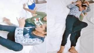 Husband caresses his cute Desi wife eager to have XXX on the floor | XXX Video on AllSex.XXX