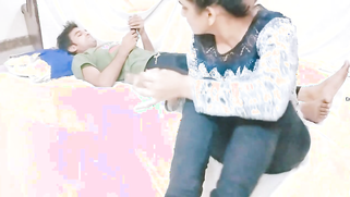 Husband caresses his cute Desi wife eager to have XXX on the floor | XXX Video on AllSex.XXX