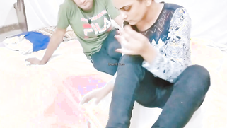 Husband caresses his cute Desi wife eager to have XXX on the floor | XXX Video on AllSex.XXX