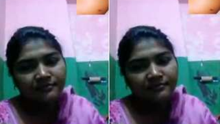 Sexy XXX close-up of dripping Desi pussy spread by lecherous woman