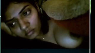 Night webcam XXX show with amateur Desi babe revealing her boobs | XXX Video on AllSex.XXX