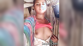 Desi hottie demonstrates her XXX perky tits in the changing booth | XXX Video on AllSex.XXX