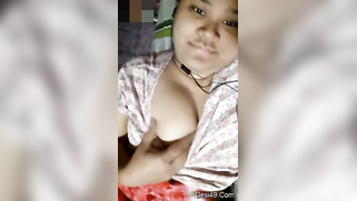 Sassy Desi fatty teasing with her big melons for XXX video call