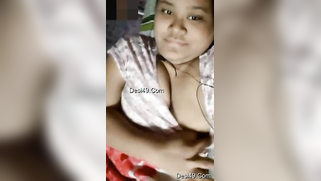 Sassy Desi fatty teasing with her big melons for XXX video call | XXX Video on AllSex.XXX