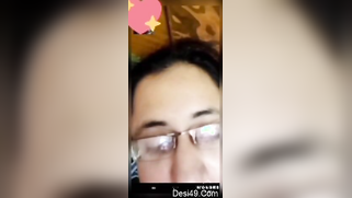 Amateur webcam whore with glasses XXX demonstrates her hairy cunt | XXX Video on AllSex.XXX