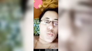 Amateur webcam whore with glasses XXX demonstrates her hairy cunt | XXX Video on AllSex.XXX