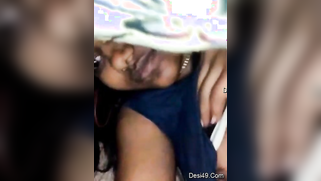 Desi girl hides under the blanket to show off her tits in XXX call | XXX Video on AllSex.XXX