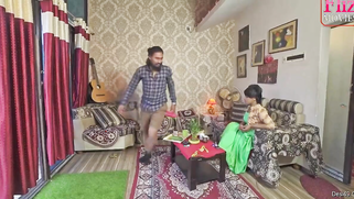 Desi mistress enjoys XXX games with her blindfolded male sex slave | XXX Video on AllSex.XXX