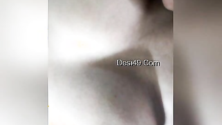 Chesty amateur chick reveals huge Desi boobs and plays with them | XXX Video on AllSex.XXX