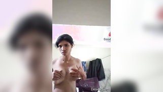 Busty amateur chick XXX caresses her big Desi tits for hot video | XXX Video on AllSex.XXX