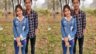 Teen Desi couple share a kiss and a cigarette in romantic XXX vid