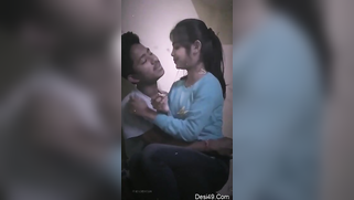 Teen Desi couple share a kiss and a cigarette in romantic XXX vid | XXX Video on AllSex.XXX