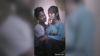 Teen Desi couple share a kiss and a cigarette in romantic XXX vid | XXX Video on AllSex.XXX
