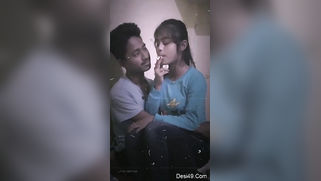 Teen Desi couple share a kiss and a cigarette in romantic XXX vid | XXX Video on AllSex.XXX