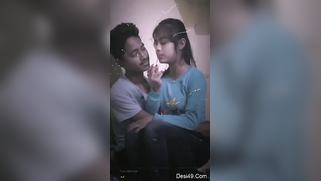 Teen Desi couple share a kiss and a cigarette in romantic XXX vid | XXX Video on AllSex.XXX