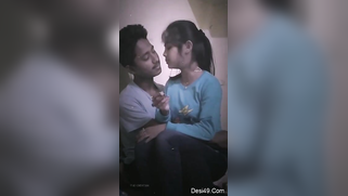 Teen Desi couple share a kiss and a cigarette in romantic XXX vid | XXX Video on AllSex.XXX