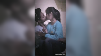 Teen Desi couple share a kiss and a cigarette in romantic XXX vid | XXX Video on AllSex.XXX