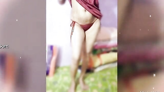 Desi mommy puts off sexy red lingerie to show XXX boobs and pussy | XXX Video on AllSex.XXX