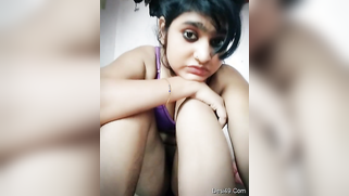 Pretty brunette spreads legs wide to XXX finger her wet Desi cunt | XXX Video on AllSex.XXX