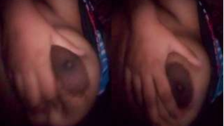 Sexy Desi woman shows and enjoys her immense XXX boobs at night | XXX Video on AllSex.XXX