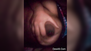 Sexy Desi woman shows and enjoys her immense XXX boobs at night | XXX Video on AllSex.XXX