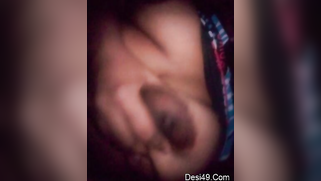 Sexy Desi woman shows and enjoys her immense XXX boobs at night | XXX Video on AllSex.XXX