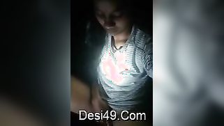 Hot XXX selfie of Desi MILF rubbing her cute pussy in the darkness | XXX Video on AllSex.XXX