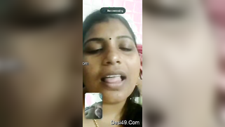 Horny male client jerks off to nude XXX tits of Desi MILF online