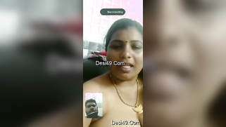 Horny male client jerks off to nude XXX tits of Desi MILF online | XXX Video on AllSex.XXX