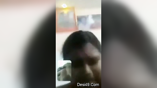 Horny male client jerks off to nude XXX tits of Desi MILF online | XXX Video on AllSex.XXX