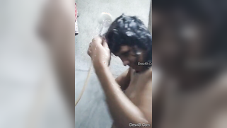 Nude Desi fatty enjoys taking a shower and makes XXX video for BF | XXX Video on AllSex.XXX